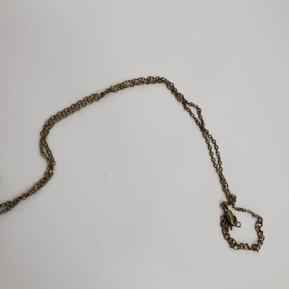 Pendant Black Necklace Sparkle Glitter Chain Facet - Picture 7 of 8